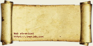 Anđela Robović vizit kartica